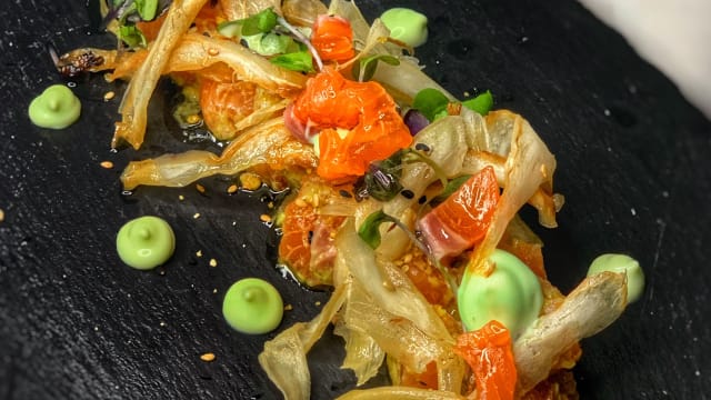 Tartar de salmón marinado  - El Castell, Sitges