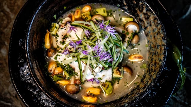 Mushrooms ceviche - Blue Blood, The Hague