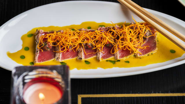 Tataki de thon, aji amarillo - Kaito