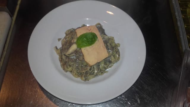 Tagliatelles à la truffe noire, foie gras - L'Atelier - Montreuil, Montreuil