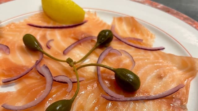 Assiette De Saumon D'ecosse Fumé Par Nos Soins - Meistermann