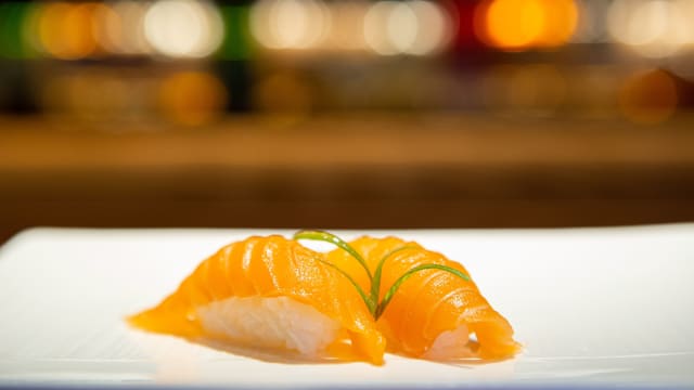 Salmon Nigiri - Gregory's Jazz Club