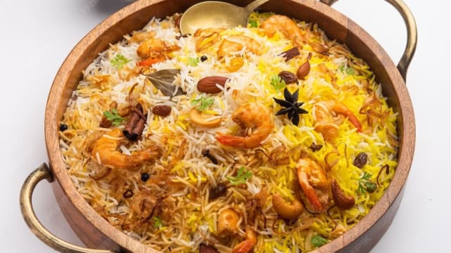 Biryani di gamberi - piatto unico - Namaste