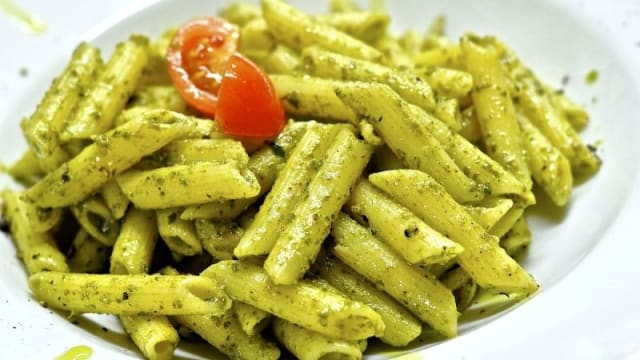 Trofie al pesto della tradizione - Ristorante Sole e Mare, Camaiore