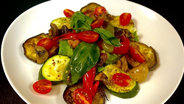 Assortiment de légumes saisis à l'huile d'olive - Gusto Italia, Paris