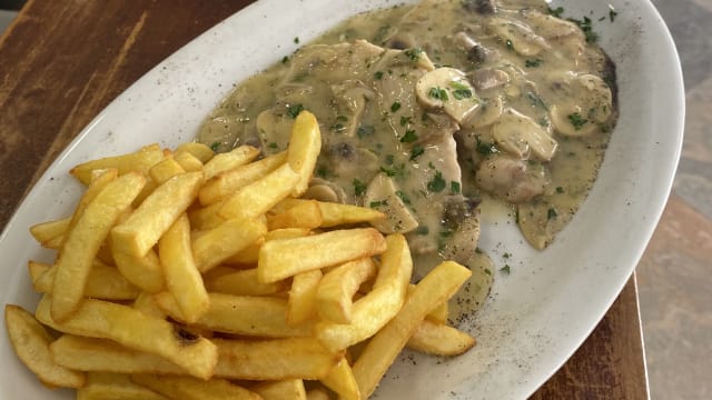 Scaloppina ai funghi freschi - Diavolo Rosso, Barcelona