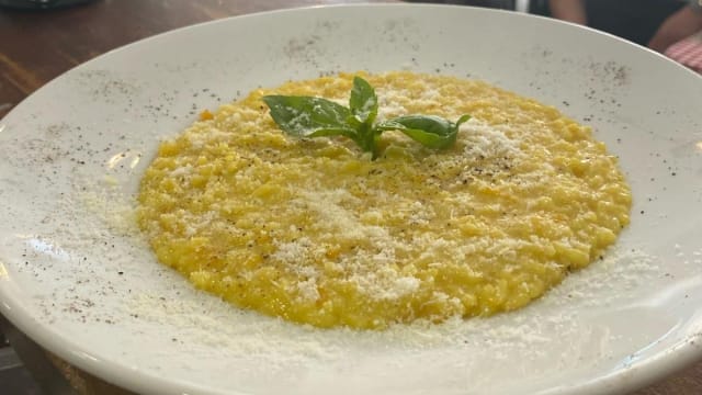 Risotto zucca e gorgonzola - Diavolo Rosso, Barcelona