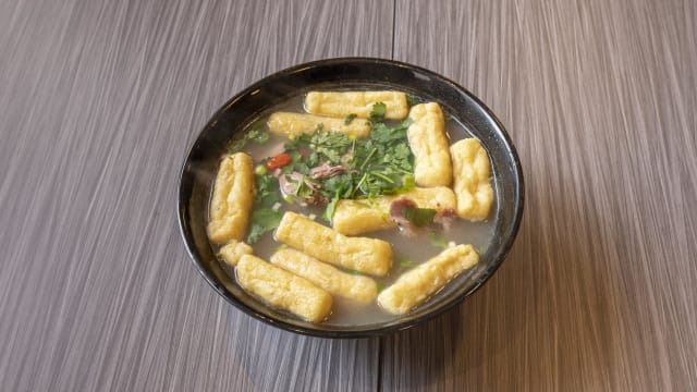 Soupe de vermicelles au sang de canard - Chez Jiangnan, Paris