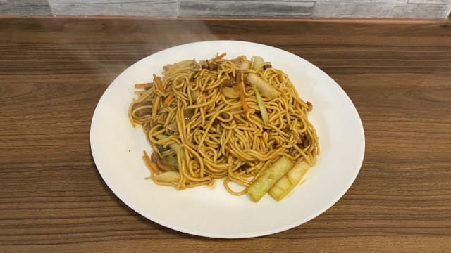 Nouilles sautées végétariennes - Chez Jiangnan