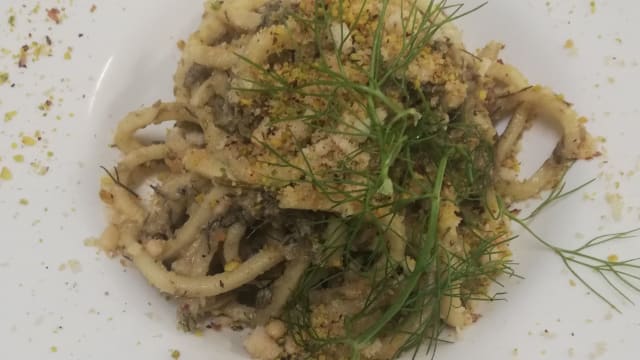 Linguine con sugo di sarde alla siciliana  - Le Arcate, Varese