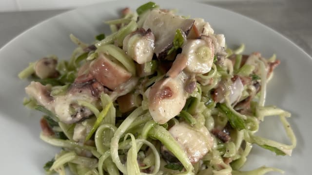 Polpo con puntarelle - Bistrot La Favola, Rome