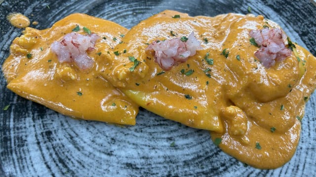 Ravioli con tartare  - Bistrot La Favola, Rome