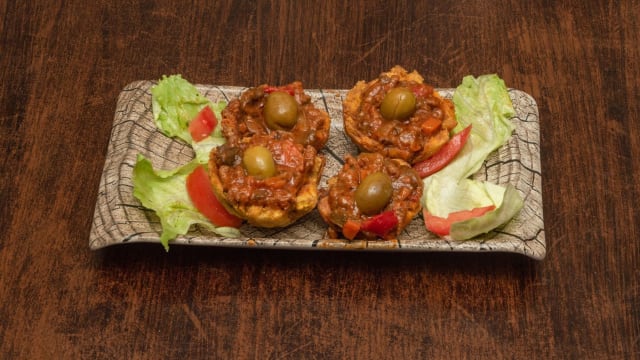 Tostones rellenos - Tropicana Beach Club