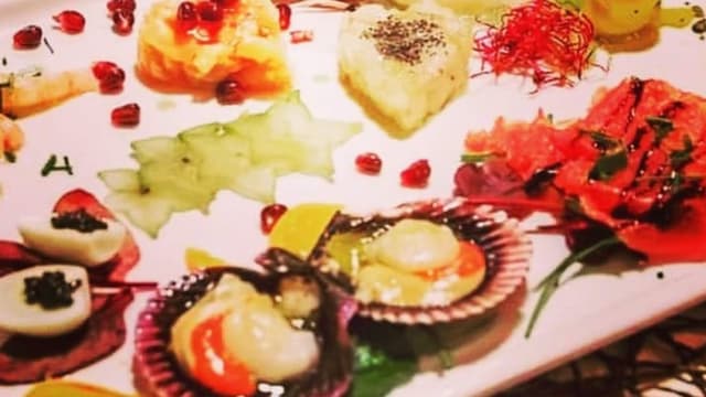 Crudo di mare  Plateau Royal - Trattoria A Casa Mia