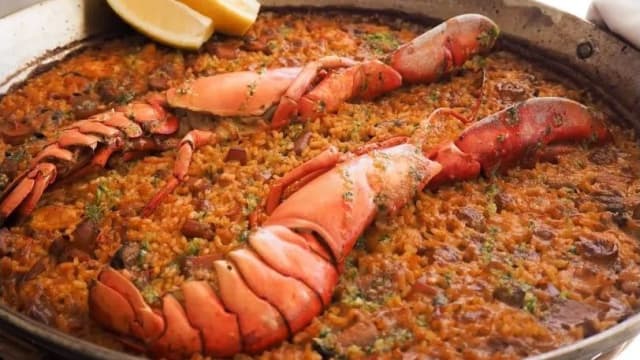 Arroz meloso de bogavante (seco o caldoso) - El Mirador, Sitges