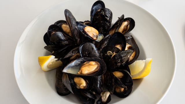 Mejillones al vapor - El Mirador, Sitges