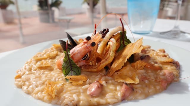 Risotto alla carbonara di mare  - Terrazza Quattroventi, Ercolano