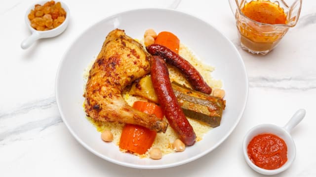 Poulet et merguez - Les 1001 saveurs de l'orient