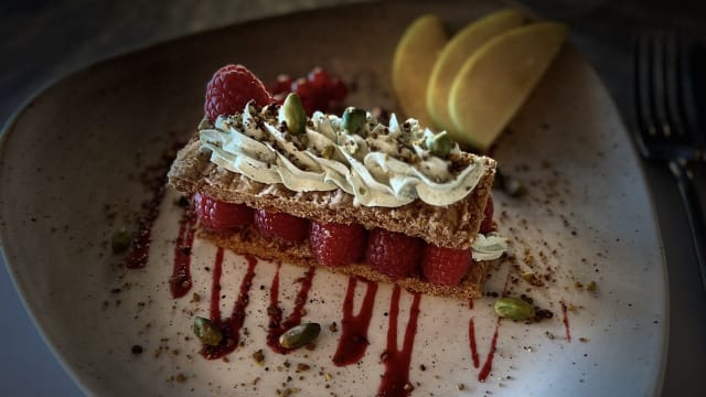 Mille feuille Framboise & Pistache