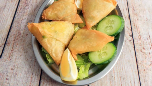 Samosa légume/viandes - Royal Tandoori, Paris