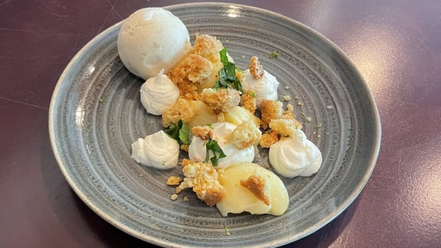 Crémeux citron, gingembre  - Gourmet Bar Saclay