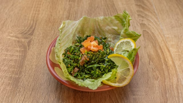 Petite assiette végétarienne - L'orient des champs, Paris