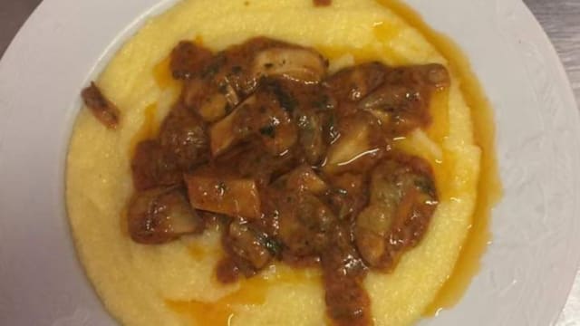 Polenta ai funghi - Osteria Gianni, Laspezia