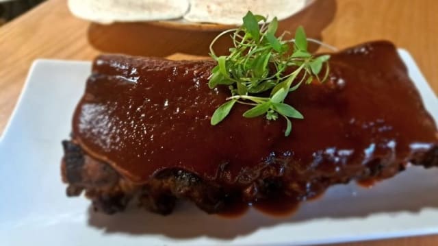 Costillas de cerdo con barbacoa coreana - Kato Madrid