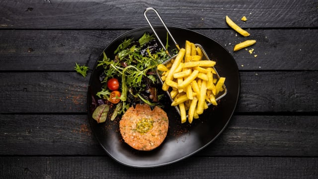 Tartare de saumon aux agrumes - Montreux Jazz Café Genève Aéroport - Arrivées