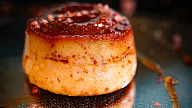 Crème caramel à la praline rose  - La Brasserie d’Henriette