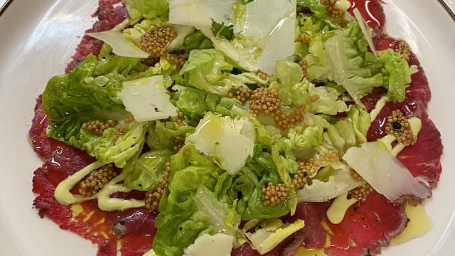 Carpaccio de boeuf - Al Dente, Paris