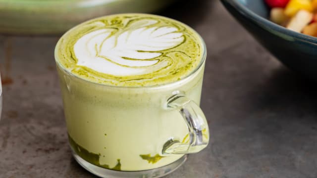 Matcha latte - Sweet & salty, Paris