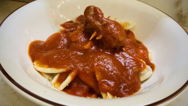 Strascinate integrali con sugo di braciole di asino - La Pasteria (bottega della pasta), Martina Franca