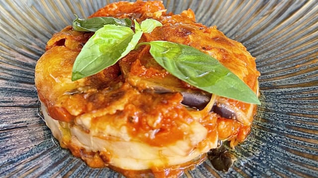 Parmigiana di melanzane - Da Pippo Lupo di Mare, Giardini Naxos