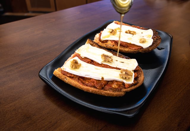 Sobrasada y queso brie - Pa amb tomàquet i...