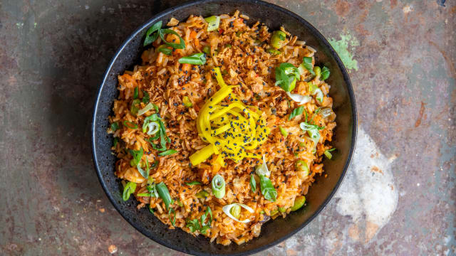 Kimchi fried rice - SOIL Vegan Café - EAST, Amsterdam