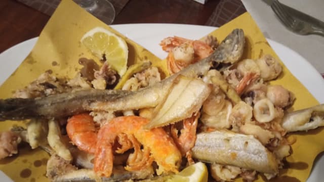 Frittura di mare con paranza - locanda rancolfo