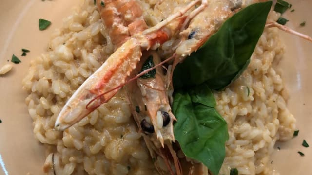 risotto agli scampi  - Fish and Beach