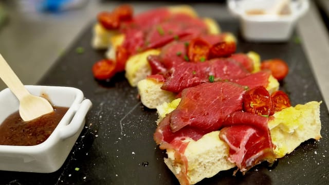 Carpaccio di carne salada  - Tiffany, Turin