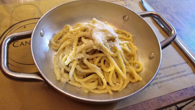 Tonnarelli cacio e pepe - Ristorante il Cantinone, Peschiera Del Garda