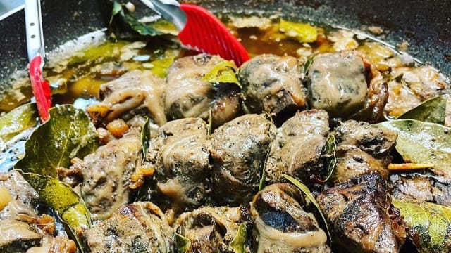 Fegatelli di maiale con verdure - Casale l'Antico Carro, Cortona