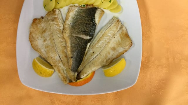 Branzino sauté deliscato e filettato - Antichi Sapori di Alberto CARLEO, Como