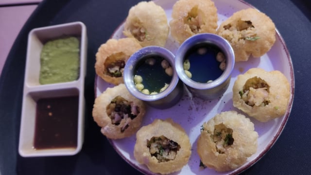 Pani puri - Haldi Indian Restaurant, Barcelona