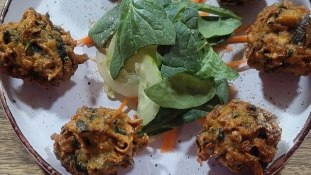 Mix veg. pakoda - Haldi Indian Restaurant, Barcelona