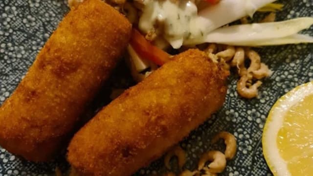 Croquettes de crevettes grises (1 pies) - La Maison des Gourmands, Brussels