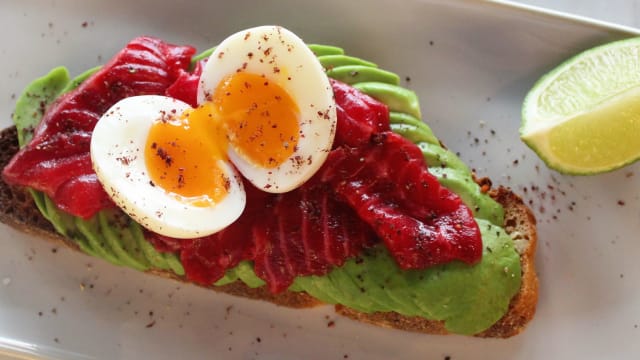 Avocado, house cured salmon & soft - boiled egg - Local Your Healthy Kitchen -  Santos, Lisbon