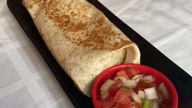 Burrito de tinga de pollo  - Nano el Mexicano, Madrid