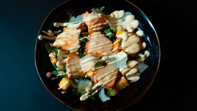 Caesar Salad, Parmesan, Chicken, Caesar Mayonnaise and Crispy Bread - Location 58, Bergamo