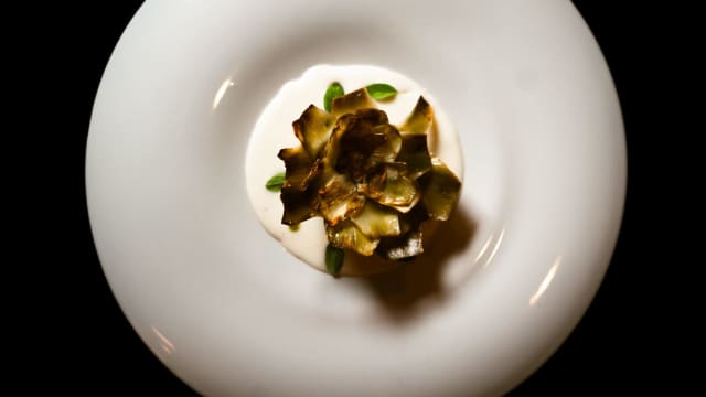 Artichoke in Cooking Oil with Pecorino Fondue - Location 58