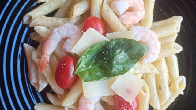 Penne aux crevettes - Pizza Di Famiglia, Paris